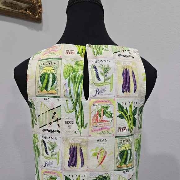 Rachel Antonoff Lola Mini Dress in the "Especially The Beans" Print, Pockets - Picture 13 of 16